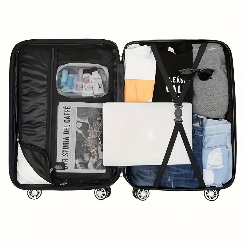 SET DE 3 MALETAS AZUL OSCURO ABS